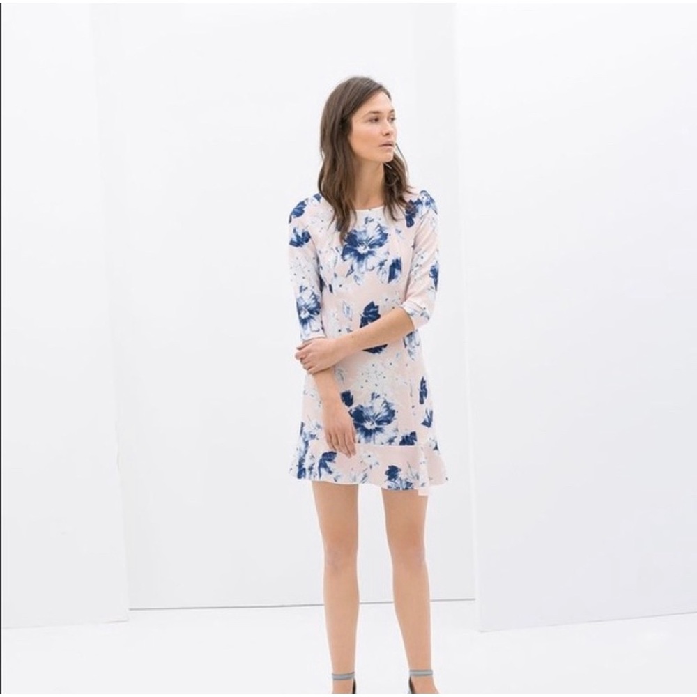 Zara floral dress